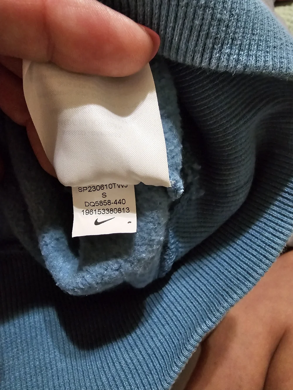 Nike Teal Blue Phoenix Fleece Pullover Hoodie with White Swoosh